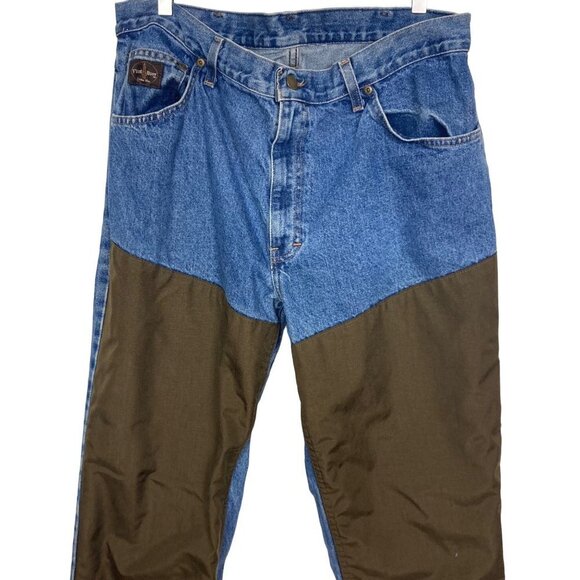 Flint River Outdoor Wear Jeans Mens 40 x 33 Hunting Fishing Hiking Work - Picture 2 of 5